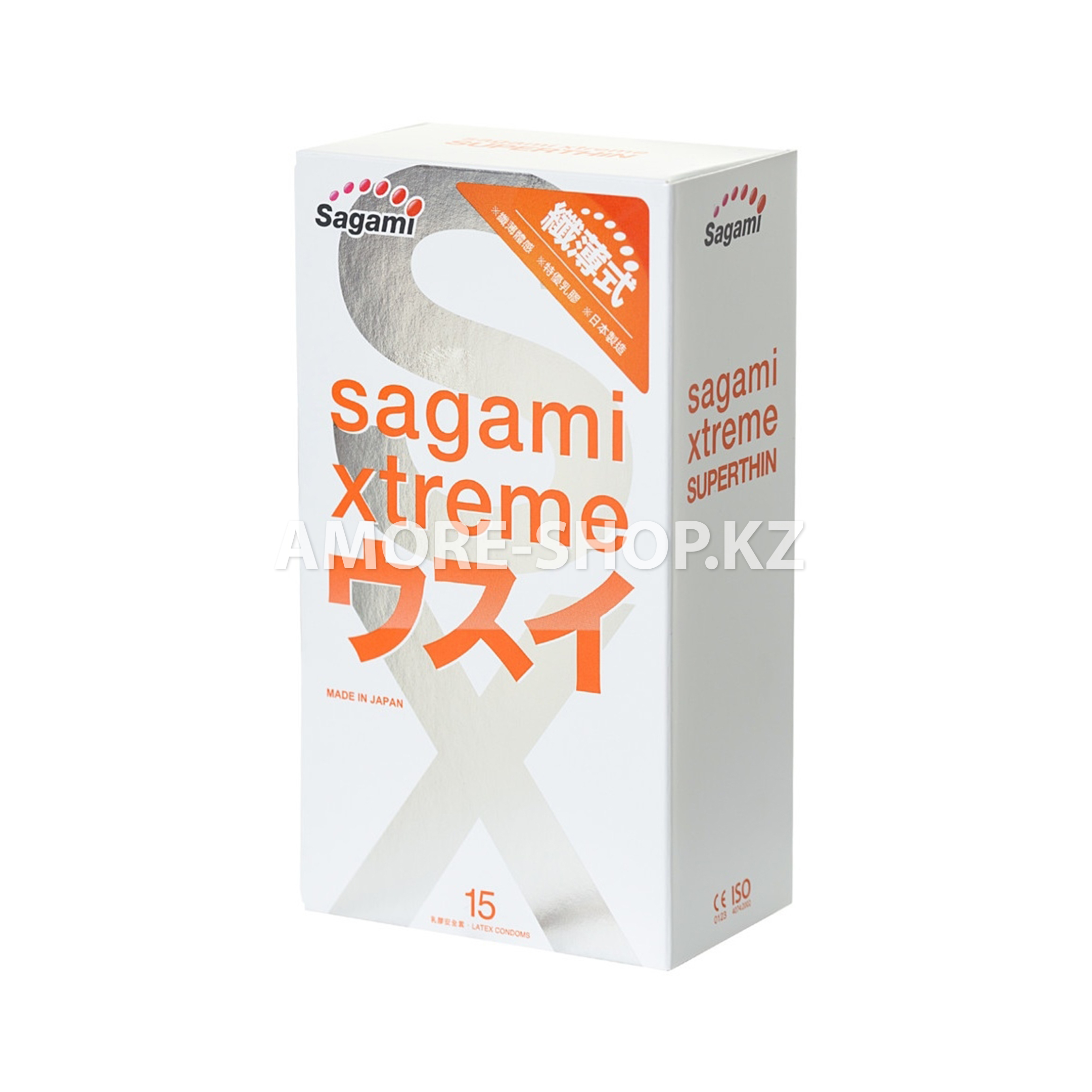 Ультратонкие латексные презервативы Sagami Xtreme Superthin, 15 шт 143147 - Sagami - Ультратонкие презервативы - Купить