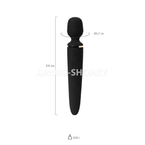 Универсальный вибромассажер Satisfyer Wand-er Woman (Black/Gold) 6