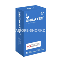 Презервативы Unilatex Natural Plain/классические, 12 шт. + 3 шт. в подарок