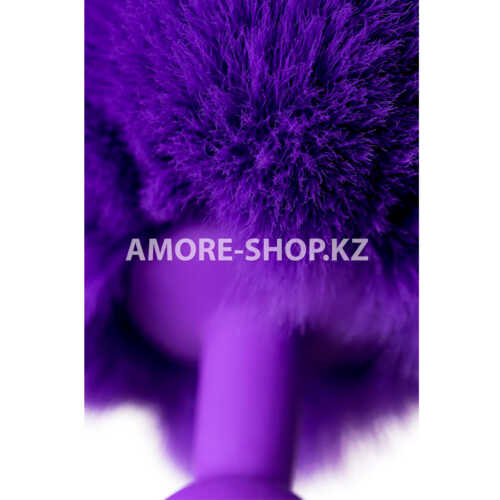 Анальная втулка с хвостом ToDo by Toyfa Sweet bunny, силикон, фиолетовый, 13 см, Ø 2,8 см, 42 г 10