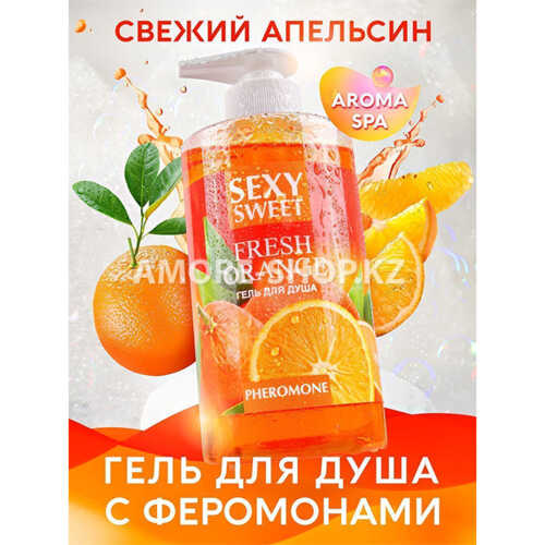 Гель для душа FRESH ORANGE с феромонами 430 мл арт. LB-16130 3