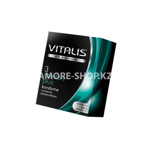 Презервативы "VITALIS" PREMIUM №3 comfort plus-анатомической формы (ширина 53mm) 1
