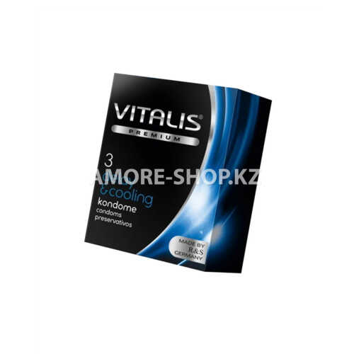 Презервативы "VITALIS" PREMIUM №3 deiay and cooling - с охлаждающим эффектом (ширина 53mm) 1