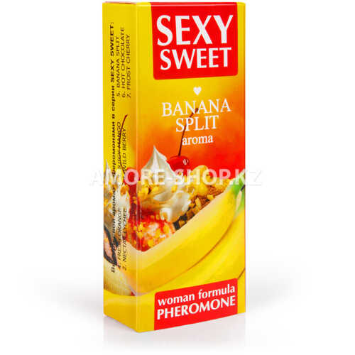 Парфюмированное средство для тела SEXY SWEET BANANA SPLIT с феромонами 10 мл арт. LB-16125 3