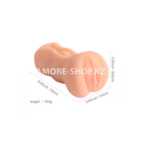 Мастурбатор реалистичный вагина, XISE, TPR, телесный, 16 см. 8