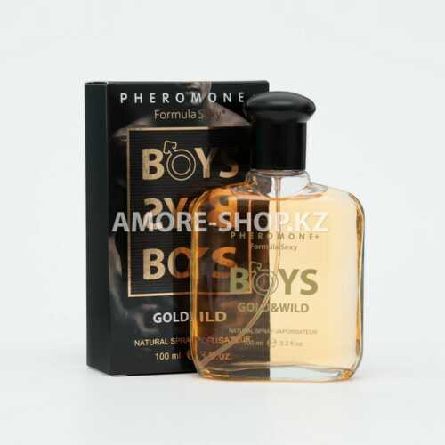 Парфюм/лосьон с феромонами "Formula Sexy"(Boys Gold & Wild /Бойз Голд энд Вайлд)-100ml for men/24 (К 1