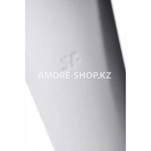 Вакуум-волновой бесконтактный стимулятор клитора Satisfyer Dual Pleasure, силикон, белый, 17,9 см. 14