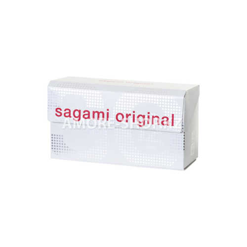 Презервативы Sagami, original 0.02, полиуретан, 19 см, 5,8 см, 12 шт. 2