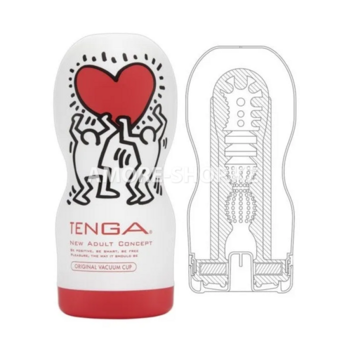 Мастурбатор Original Vacuum Cup TENGA&Keith Haring 2