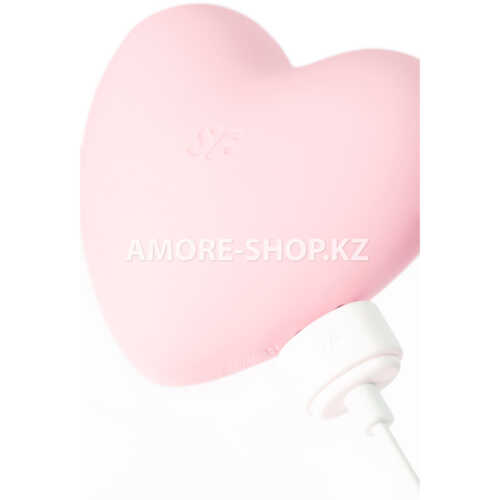 Вакуумный стимулятор Cutie Heart light Satisfyer розовый 12