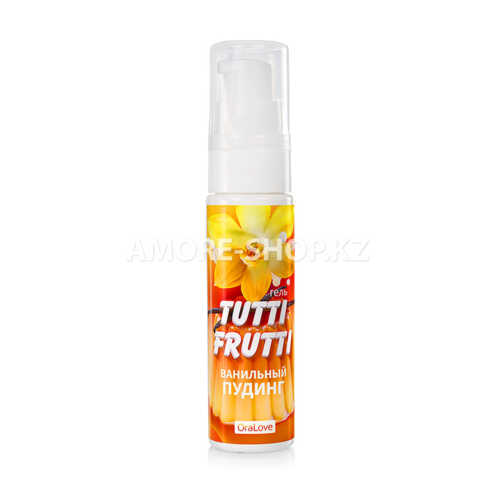 Интимный гель TUTTI-FRUTTI ванильный пудинг 30 г  арт. LB-30022 1