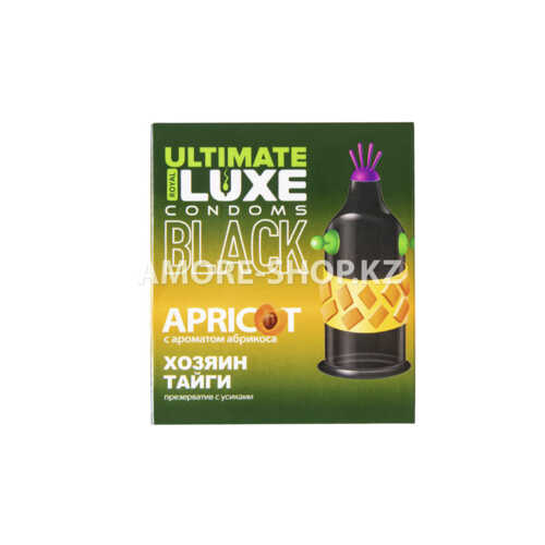 Презерватив Luxe Black Ultimate Хозяин Тайги (абрикос) 1 штука 4