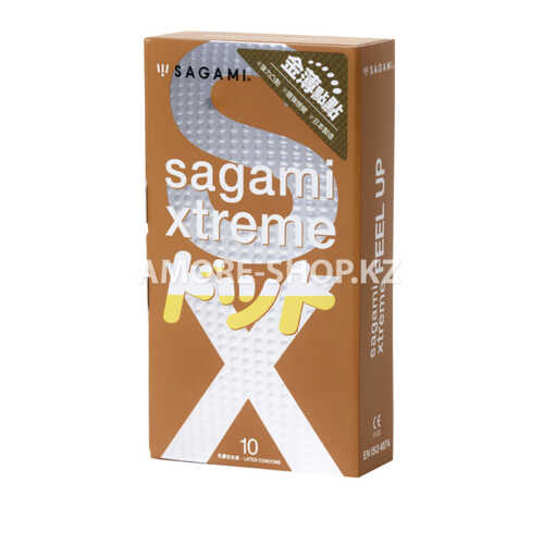 Презервативы латексные Sagami Xtreme Feel Up №10, 19 см 1