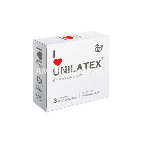 Презервативы Unilatex UltraThin/ультратонкие, 3 шт 1