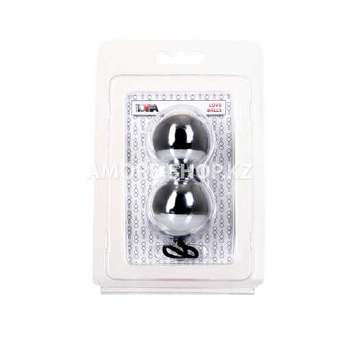 Вагинальные шарики TOYFA, ABS пластик, серебристый, 20,5 см,Ø 3,5 см 3