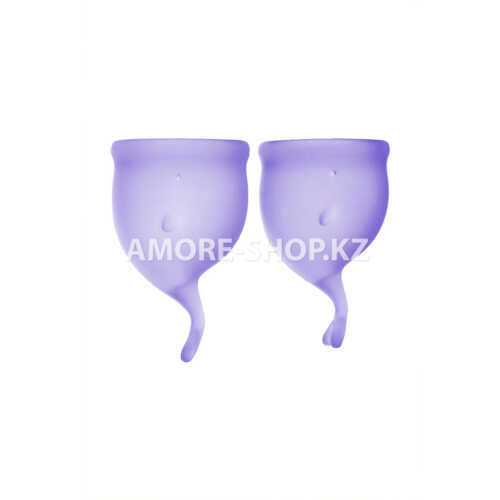 Набор менструальных чаш Satisfyer Feel secure Menstrual Cup (фиолетоый) 3