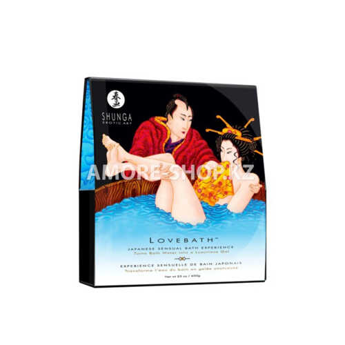 Гель для ванны Shunga «Океан соблазнов», голубой, 650 г 6