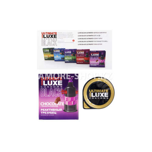 Презерватив Luxe Black Ultimate Реактивный Трезубец (шоколад) 1 штука 9