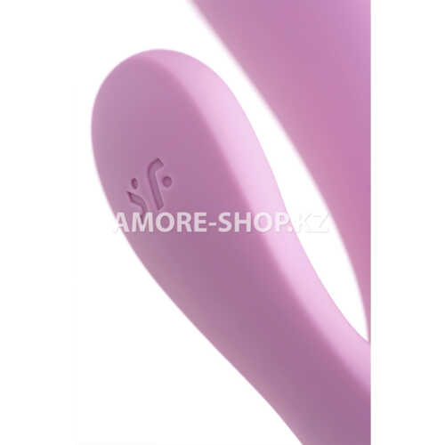 Нереалистичный вибратор Satisfyer Mono Flex, силикон, розовый, 20,4 см. 7
