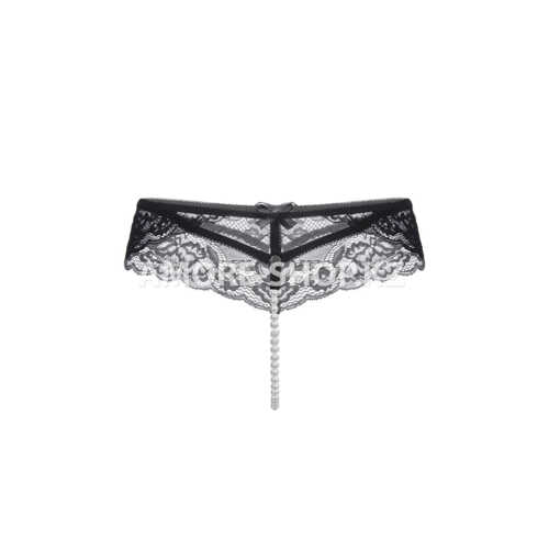 Эротические трусики Erolanta Lingerie Collection,кружевные,черные (42-44) 7