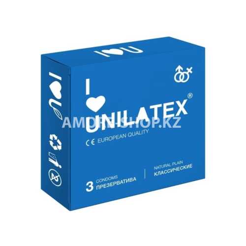 Презервативы Unilatex Natural Plain/классические, 3 шт 1