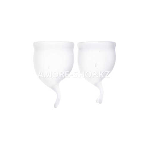Набор менструальных чаш Satisfyer Feel secure Menstrual Cup (белый) 4