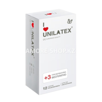 Презервативы Unilatex UltraThin/ультратонкие, 12 шт. + 3 шт. в подарок