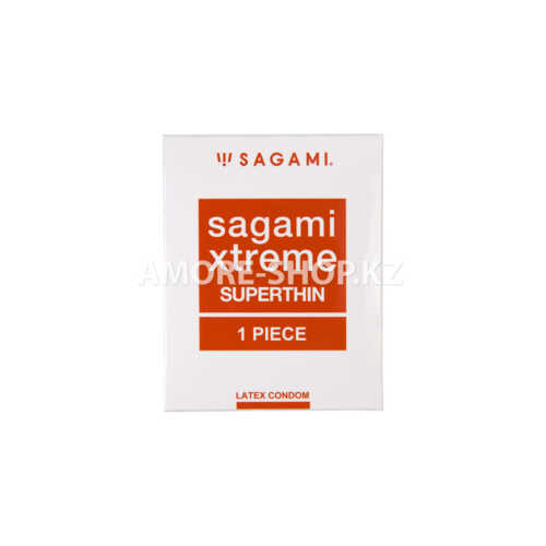 Презервативы Sagami, Superthin, латекс, 18,5 см, 5,2 см, 1 шт. 1