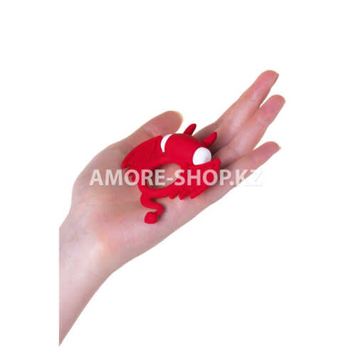 Эрекционное кольцо на пенис JOS  SWEET DEVIL, Силикон, Красный, 8,5 см 4