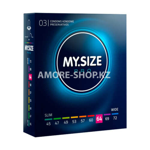 Презервативы  ''MY.SIZE'' №3 размер 64 (ширина 64mm) 1