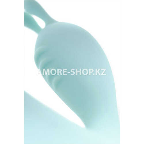 Вибратор с клиторальным стимулятором Flovetta by Toyfa Iris, силикон, голубой, 22 см 11