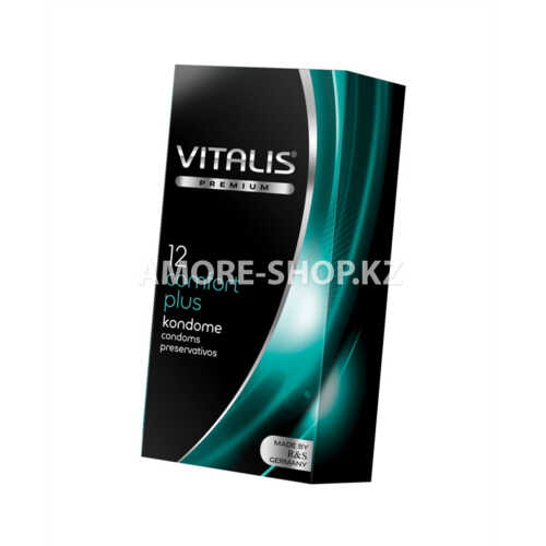 Презервативы "VITALIS" PREMIUM №12 comfort plus-анатомической формы (ширина 53mm) 1