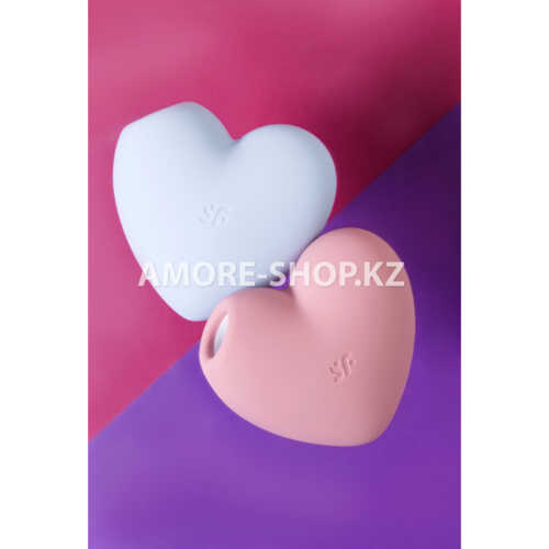 Вакуумный стимулятор Cutie Heart light Satisfyer розовый 17