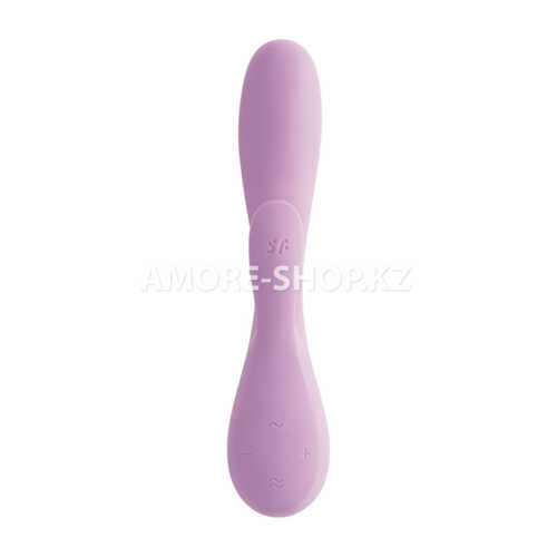 Нереалистичный вибратор Satisfyer Mono Flex, силикон, розовый, 20,4 см. 3