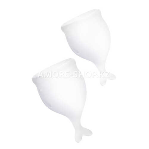 Набор менструальных чаш Satisfyer Feel secure Menstrual Cup (белый) 1