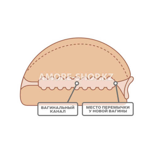 Вагина С Вибрацией 190x155x70 Мм Арт.667321 6