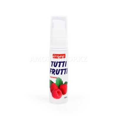 Съедобная гель-смазка TUTTI-FRUTTI для орального секса со вкусом малины 30г 3