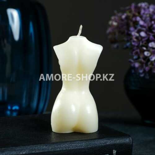 Фигурная свеча "Женское тело №1" молочная, 9см 3
