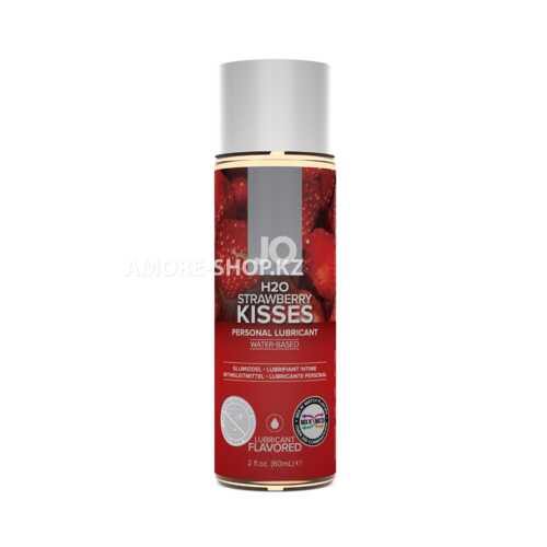 Вкусовой лубрикант "Клубника" / JO Flavored Strawberry Kiss 1oz - 60 мл. 1