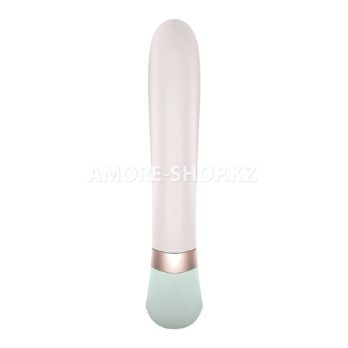 Смарт вибратор кролик с подогревом Satisfyer Heat Wave Connect App мятный 5