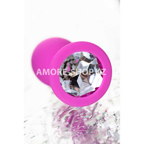 Анальная втулка ToDo by Toyfa Brilliant, водонепроницаемая, силикон, розовая, 7 см, Ø 2 см 8