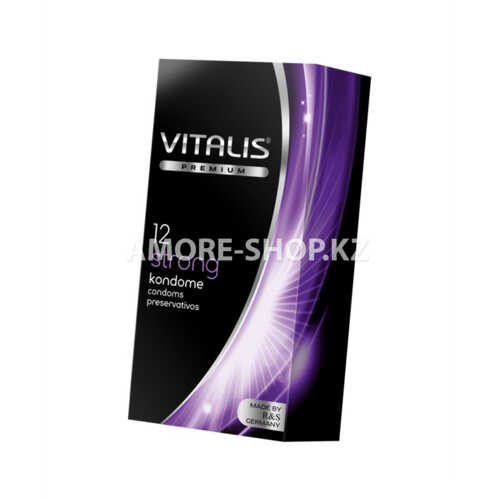 Презервативы "VITALIS" PREMIUM №12 strong- сверхпрочные (ширина 53mm) 1