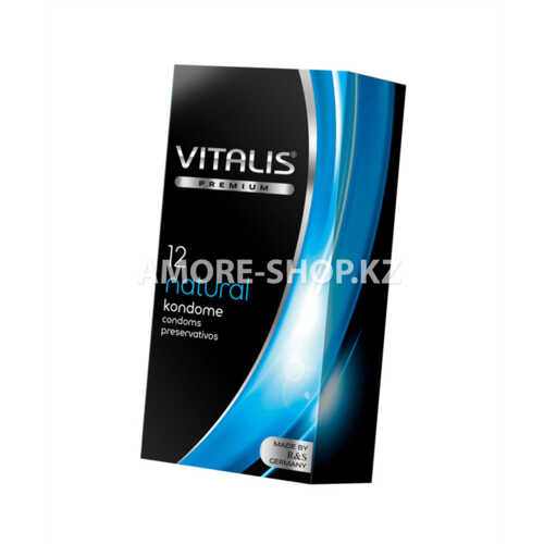 Презервативы "VITALIS" PREMIUM №12 natural - классические (ширина 53mm) 1