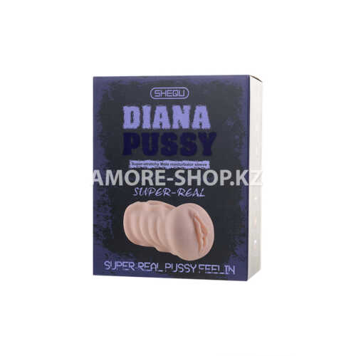 Мастурбатор реалистичный вагина Diana, XISE, TPR, телесный, 16.5 см. 9