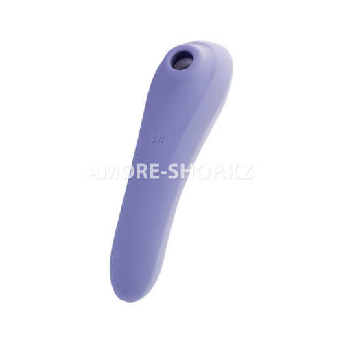 Вакуумно-волновой вибромассажер Dual  Pleasure фиолетовый 5