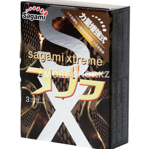 Презервативы латексные Sagami Xtreme Cobra №3, 19 см 1