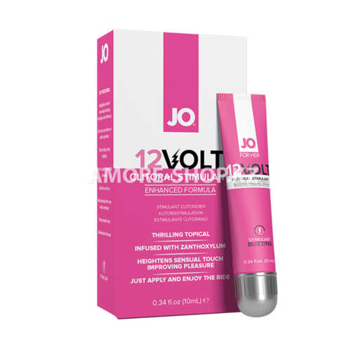 Возбуждающая сыворотка мощного действия JO 12 Volt с эффектом "жидкой вибрации" - 10 мл. 1