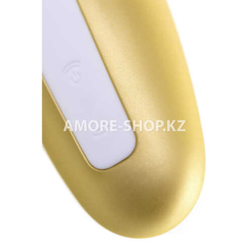 Вакуум-волновой бесконтактный стимулятор клитора Satisfyer Love Breeze, силикон, золотой, 9,5 см. 16