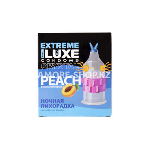 Презерватив Luxe Extreme Ночная Лихорадка (персик) 1 штука 4