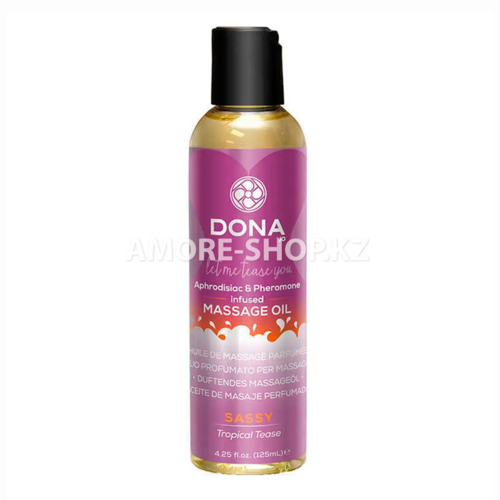 Массажное масло с феромонами и афродизиаками "Страсть" / Scented Massage Oil Sassy Aroma - 110 мл. 1